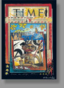 Time, 2006, 29,7 x 21 cm, Collage und Mischtechnik in Öl auf Karton, davon ein 4c-Print in Privatbesitz