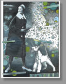 Tante Sofie Charlotte , 2012, 35 x26 cm, Federzeichnung und Mischtechnik auf Karton